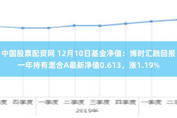 中国股票配资网 12月10日基金净值：博时汇融回报一年持有混合A最新净值0.613，涨1.19%